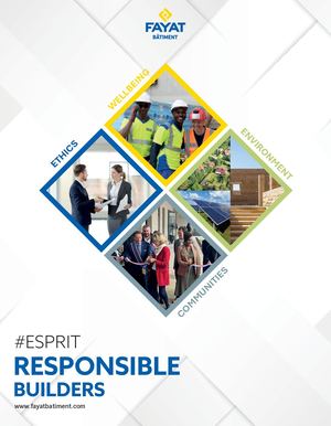 FAYAT Bâtiment, Plaquette Rse (Anglais)