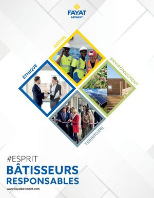 FAYAT Bâtiment, Plaquette RSE