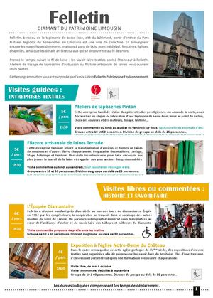 Brochure Groupes 2026 - FPE