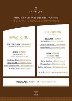 Le Taha'a_F&B