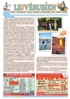 Journal du mois de la Vésubie & Valdeblore - 06450 - Alpes Maritimes