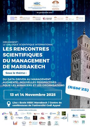 Colloque International Les Rencontres Scientifiques Du Management Marrakech 25
