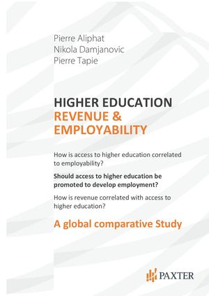 "Higher Education, revenue & employability" : Paxter's e-book