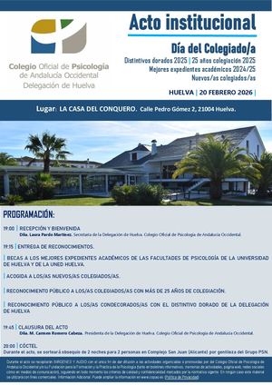 Programa Acto Dia Colegiado A 2026 Huelva