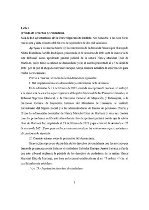 Resolucion 19 Ii 2021 Csj Reeleccion Presidencial