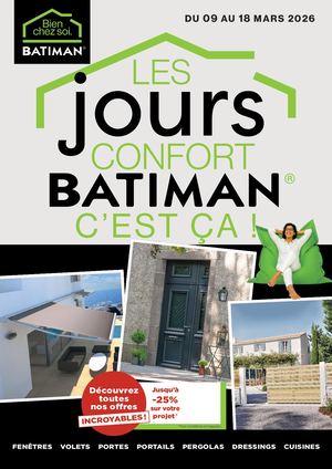BATIMAN - LES JOURS CONFORT 2026