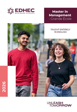 Brochure Master in Management 2026