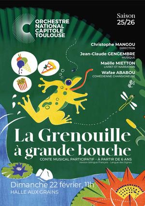 Programme - La Grenouille à grande bouche