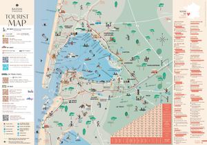 Tourist Map - Arcachon Bay