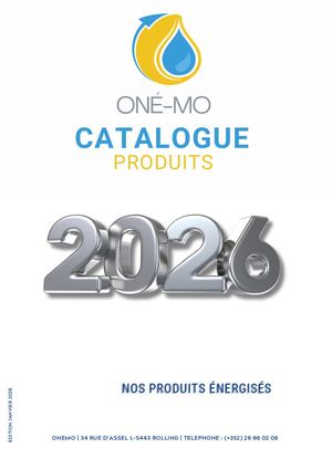 Catalogue Onemo 2026
