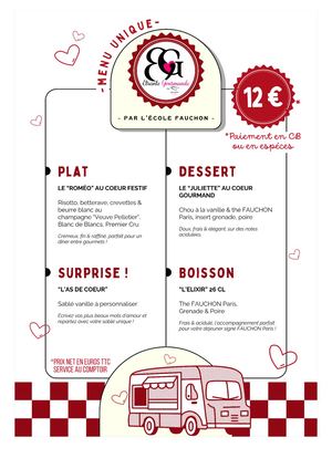 Etreinte Gouramnde Menu