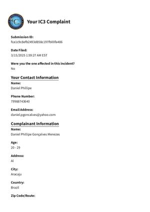 Calaméo - Complaint Submitted Internet Crime Complaint Center (Ic3 ...
