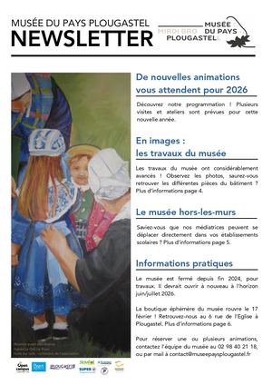 Newsletter 2026 - Musée du Pays Plougastel