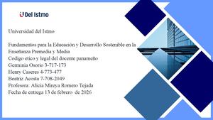 Código ético y legal del docente panameño