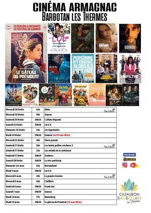 Programme du Cinéma