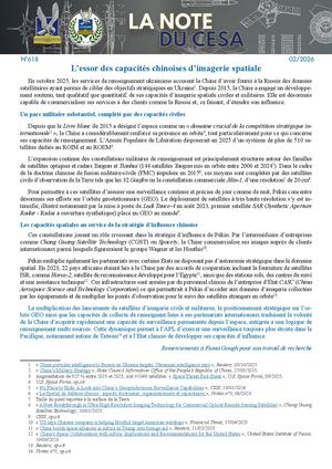 LA NOTE DU CESA N°618
