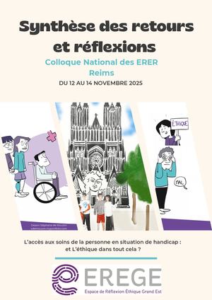 Synthèse Des Retours Et Réflexions Colloque ERER Reims 11.25