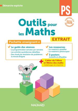 Outils pour les Maths PS (2026) - extrait de la pochette