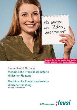 Gesundheit & Soziales Bern und Solothurn: Medizinische Praxiskoordinatorin klinischer Richtung Diplom und eidg. Fachausweis