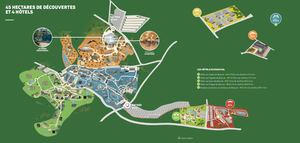 Plan général du ZooParc et des hôtels