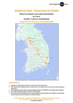 Couleurs De Corée 2026