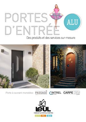 Catalogue Porte d'entrée Aluminium