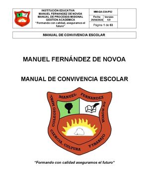 Manual De Convivencia 2026