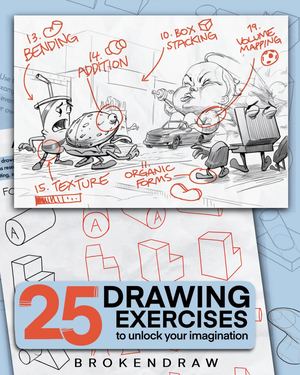 25 Drawing Exercises To Draw From Your Imagination