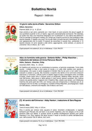 Novità ragazzi febbraio 2026