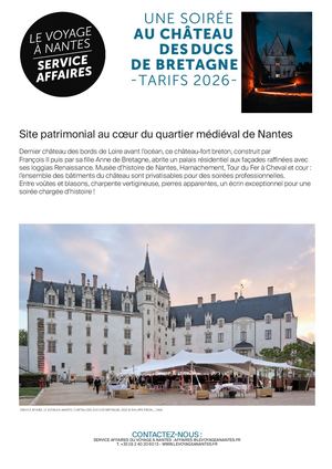 Château des ducs - Soirées