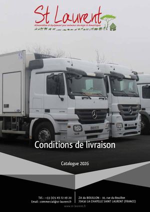 Catalogue Conditions Livraison