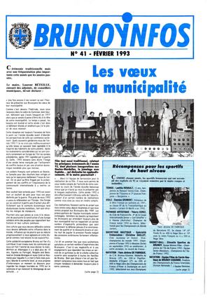 Brunoy Infos N°41 1993 02