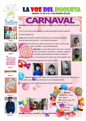 Semana 15 La Voz Del Duquesa
