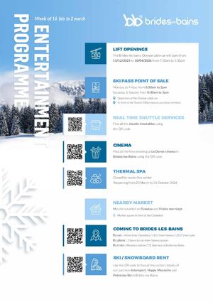 WINTER ENTERTAINMENT PROGRAMME