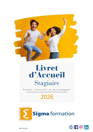 Livret D'accueil Stagiaires Sigma 2026 (2)