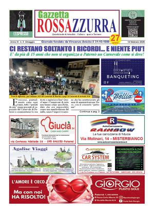 Gazzetta Rossazzurra 14 2 2026 Anno Xi N 3
