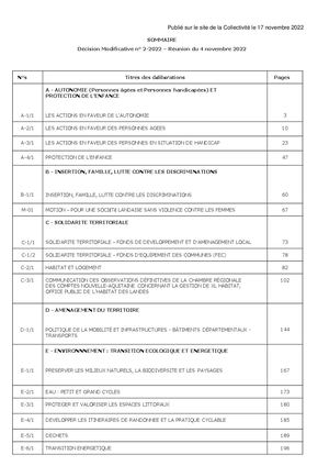 Délibérations de la décision modificative n°2 - 2022