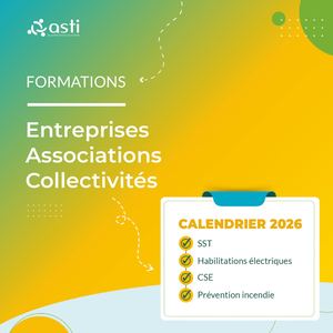 Calendrier Formations Entreprises-Collectivités-Associations