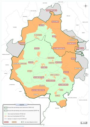 Périmètre Grand Site Vézelay