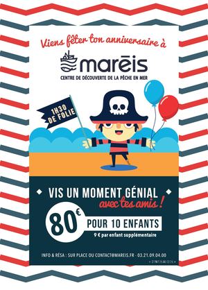 Flyer anniversaire à Maréis