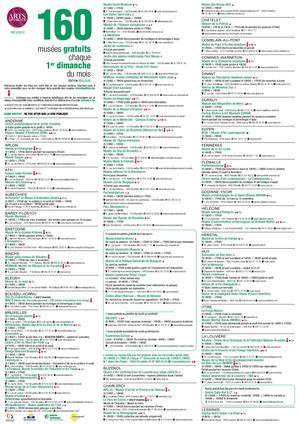 Guide des musées gratuits 2025-2026