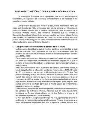 La Supervision Educativa En Guatemala
