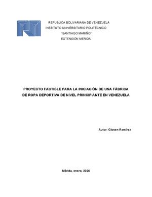 Proyecto De Investigación Textil Giosen