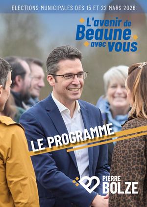 Programme Pierre BOLZE 2026