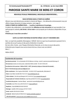 En communauté paroisiale