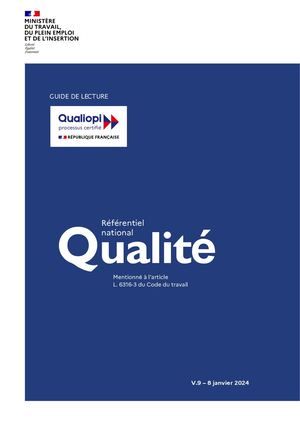 Guide De Lecture Qualiopi V9 Du 8 Janvier 2024 2