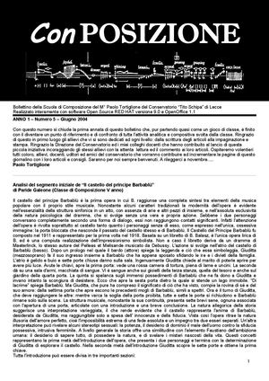 Con Posizione Numero 5 - Giugno 2004