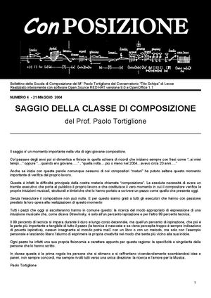 Con Posizione Numero 4 - Maggio 2004