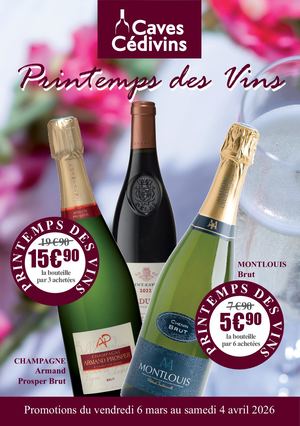 Caves Cédivins - Printemps Vins 2026