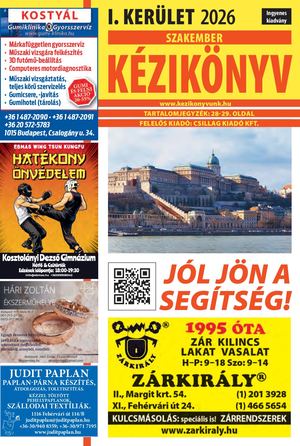 Első Kerület Kézikönyve 2026 Internet